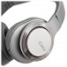 Cleer Flow Bluetooth Hybrid Noise-Cancelling Headphones, Silver