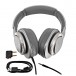 Cleer Flow Bluetooth Hybrid Noise-Cancelling Headphones, Silver