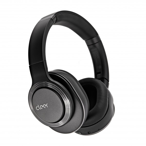 Cleer Flow Bluetooth Hybrid Noise-Cancelling Headphones, Black