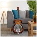 Round Neck Resonator Guitar, Sunburst Wood Body by Gear4music