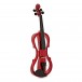 Stagg Shaped Electric Violin Outfit, Metallic Red
