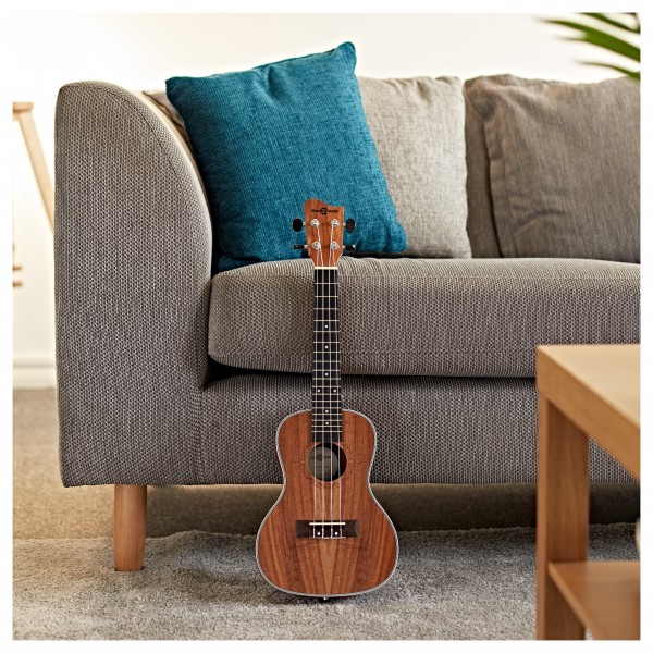 Koa Concert Ukulele Pack by Gear4music