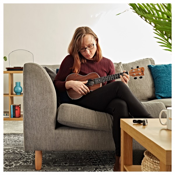 Koa Concert Electro-Ukulele by Gear4music