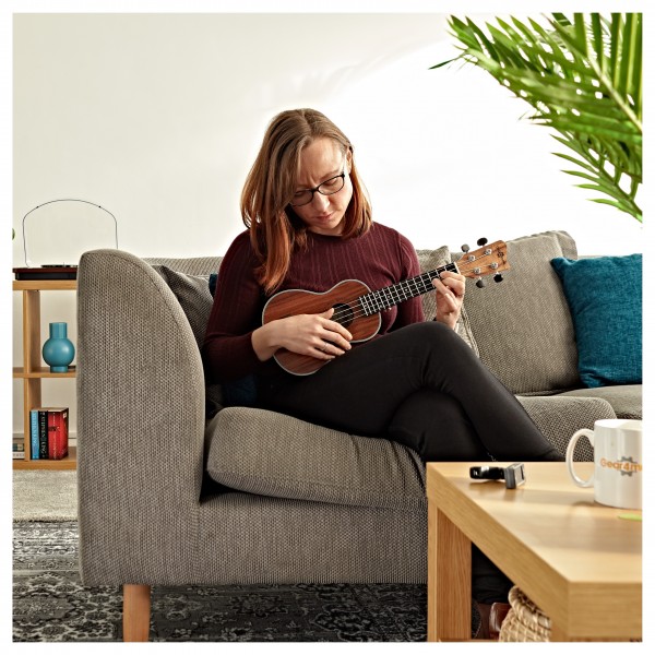 Koa Soprano Ukulele by Gear4music