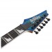 Ibanez GRGR221PA GIO, Aqua Burst Headstock