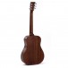 Sigma TM-12E Electro Acoustic Travel Guitar, Natural back