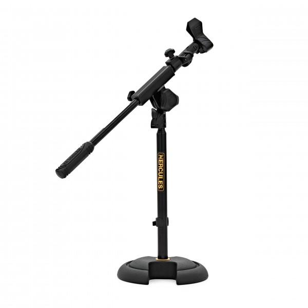 Hercules MS120B H Base Mini Boom Stand With Ez Mic Clip