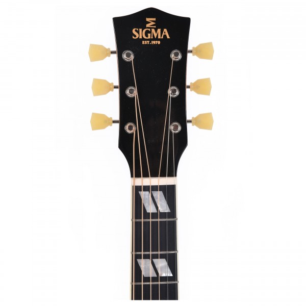 Sigma DA-SG7 Dreadnought Electro Acoustic, Sunburst headstock