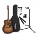 Yamaha F310 akustična kitara z Gear4music kompletom opreme