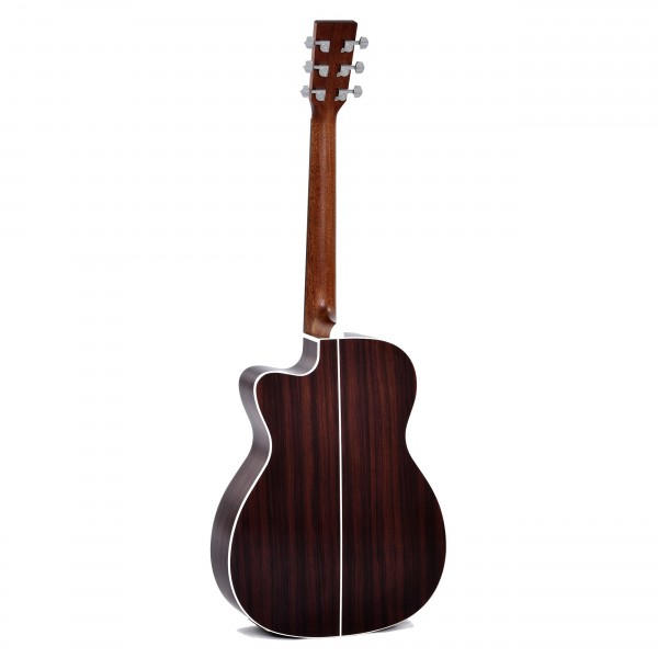 Sigma OMTC-1E-SB Electro Acoustic, Sunburst back