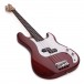 LA Bass Guitar by Gear4music, Red angle