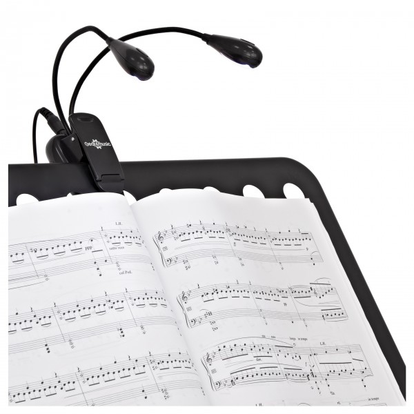 Music Stand Light by Gear4music, 2 LED