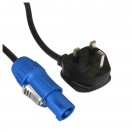 American Audio Locking MPC to UK Power Adapter, 2m