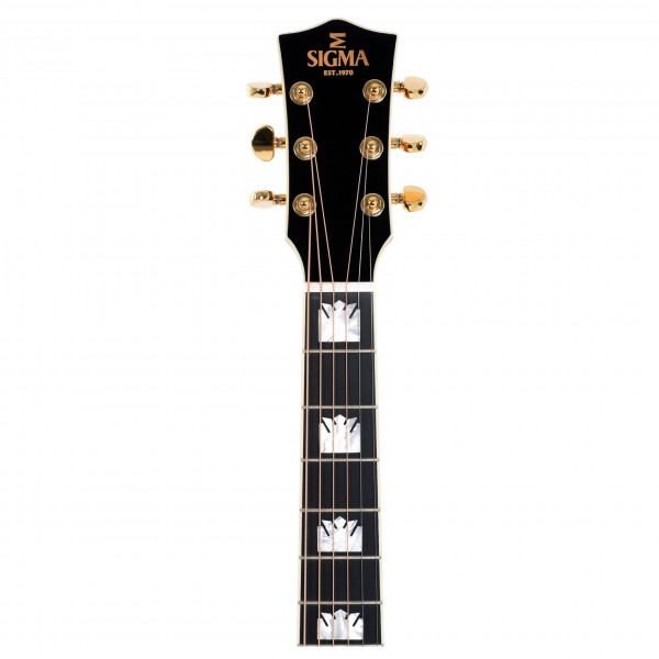 Sigma GJA-SG200 Electro Acoustic, Sunburst headstock