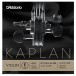 D'Addario Kaplan Gold-Plated Violin E String, Loop End, Medium 