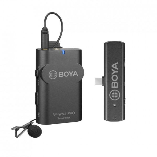 BOYA BY-WM4 Pro-K5 2.4G Wireless Microphone Kit for Android Devices