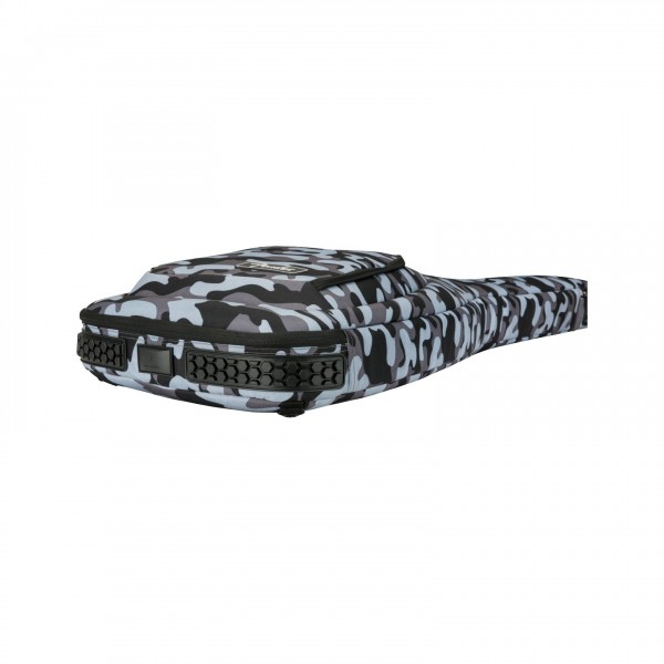 Fender FE920 Electric Guitar Gig Bag, Winter Camo - Protective Bumper View