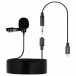 BOYA Lavalier Microphone - Coiled Cable 2