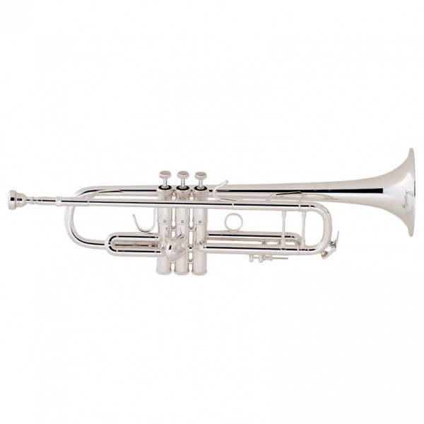 Bach Stradivarius Trumpet, 180-72, Silver Plate