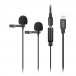 BOYA BY-M2D Dual-Mic Lavalier Mic for iOS Device - Main