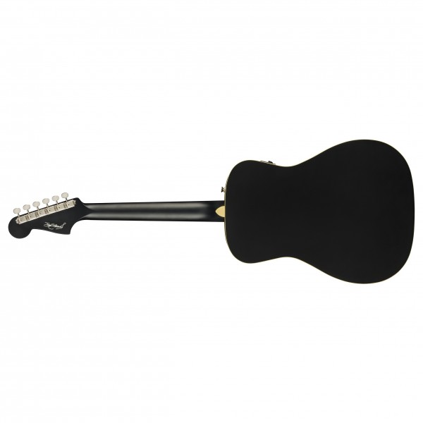 Fender Joe Strummer Campfire, Matte Black- Back