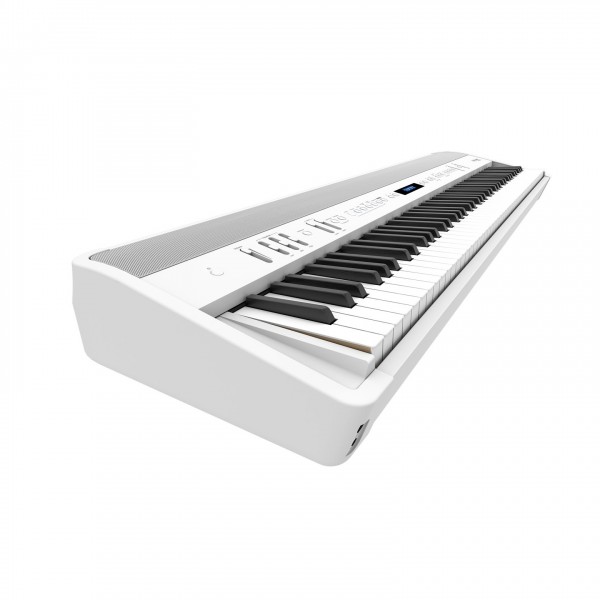 Roland FP-90X Digital Piano, White, Side