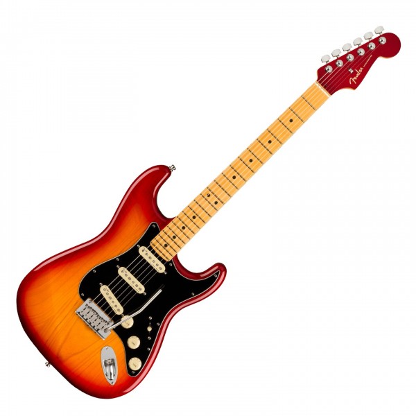 Fender American Ultra Luxe Stratocaster MN, Plasma Burst - Main