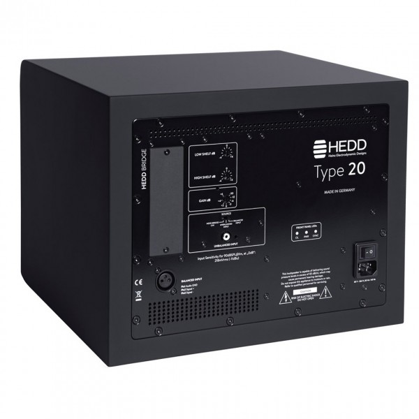 HEDD Audio Type 20 Studio Monitor - Rear