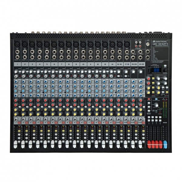 Omnitronic LMC-3242FX USB Mixer - Top