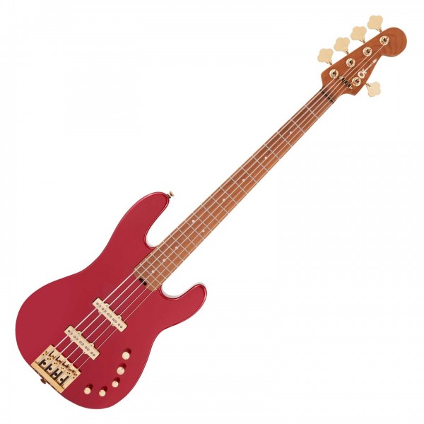Charvel Pro Mod San Dimas JJ V Bass, Candy Apple Red