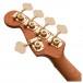 Charvel Pro Mod San Dimas JJ V Bass, Candy Apple Red - Headstock Back