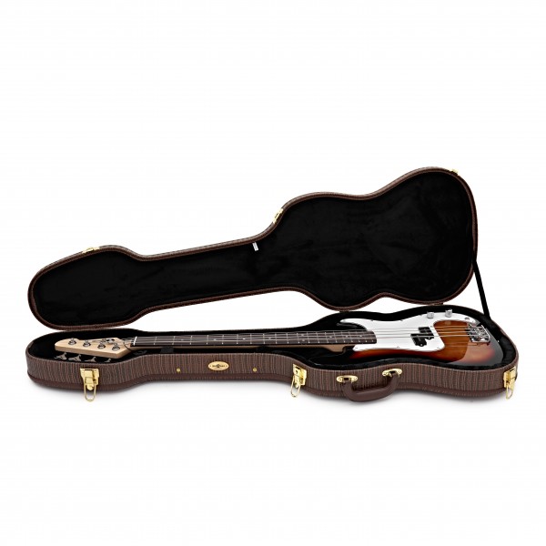 Deluxe Fitted Bass Guitar Case by Gear4music