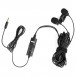 BOYA BY-M1DM Dual Mic Lavalier Microphone for Smartphones and DSLRs - Angled
