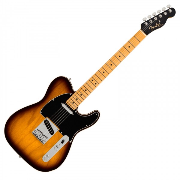 Fender American Ultra Luxe Telecaster MN, 2-Tone Sunburst - Front View