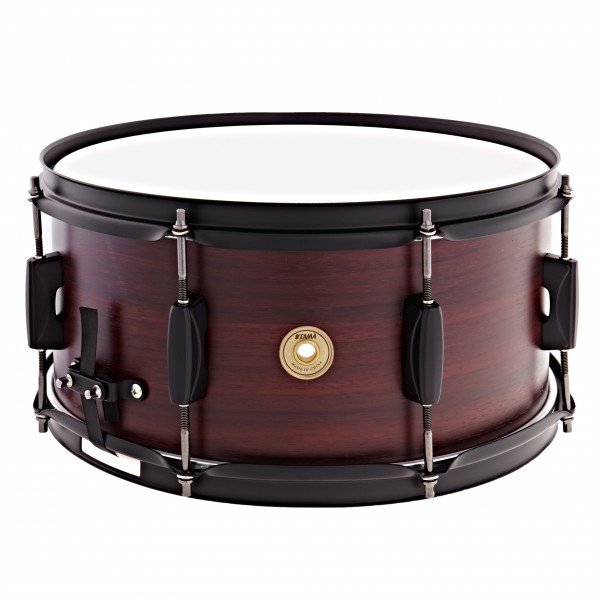 DISC Tama 14" x 6.5" Woodworks Burgundy Walnut Wrap Snare Drum