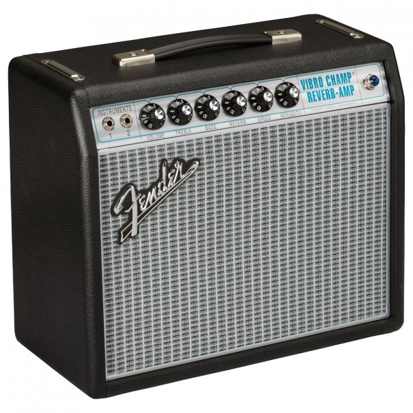 Fender 68 Custom Vibro Champ Reverb Angle