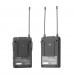 BY-WM8 PRO-K1 UHF Wireless Mic with Receiver and Transmitter - Rear View 