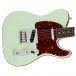 Fender American Ultra Luxe Telecaster RW, Surf Green - Body View