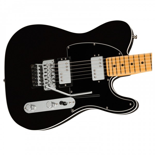 Fender American Ultra Luxe Telecaster HH FR MN, Mystic Black
