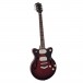 Gretsch G2655 P90 Streamliner Jr CB DC, Claret Burst - Left