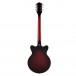 Gretsch G2655 P90 Streamliner Jr CB DC, Claret Burst - Back