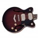 Gretsch G2655 P90 Streamliner Jr CB DC, Claret Burst - Detail