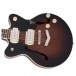 Gretsch G2655 P90 Streamliner Jr CB DC, Brownstone - Detail