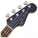 Fender Dhani Harrison Ukulele WN, Sapphire Blue - Front of Headstock View