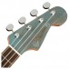 Fender Dhani Harrison Ukulele WN, Turquoise - Front of Headstock View