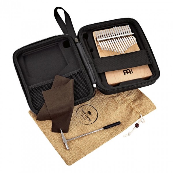 Meinl Sonic Energy Solid Kalimba, C Major 17-Notes, Maple - Accessories