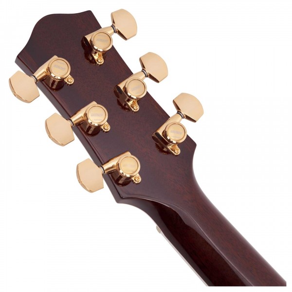 Gretsch G6228TG Players Edition Jet, Walnut Stain - Neck