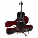 Violoncelle d'&Eacute;tude Taille 1/2 avec &Eacute;tui par Gear4music, Noir