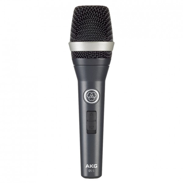 AKG D5 S Dynamic Lead Vocal Mic + Switch - Front