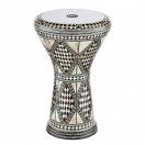 Meinl 8 3/4" Artisan Edition Doumbek, White Pearl, Mosaic Royale
